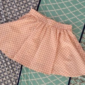 Vintage gingham skirt